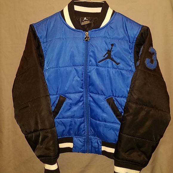 blue and black jordan jacket